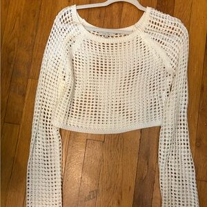 Love tree white sweater